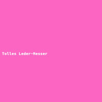 Tolles Leder-Messer